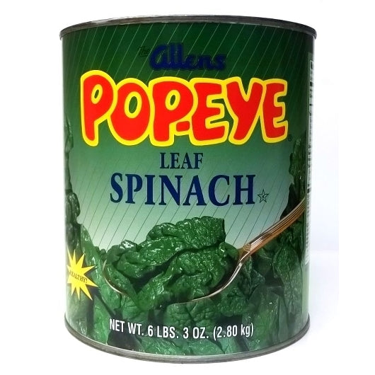 ALLEN SPINACH LEAF LOW SODIUM CANNED, 6 - 99 OZ