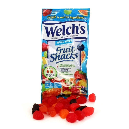 WELCH'S MIXED FRUIT FRUIT SNACKS, 144 - 1.55 OZ
