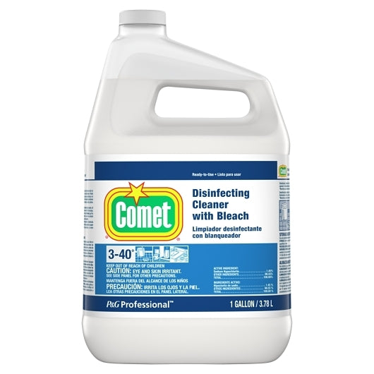 Comet Professional Disinfecting Cleaner w/Bleach RTU Refill 3-40 3/1 gal
