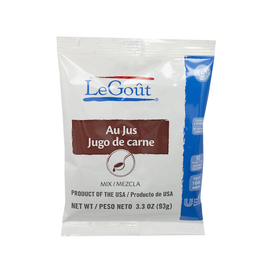 LEGOUT SAUCES/GRAVIES INST AUJUS MIX 16 3.3 OZ