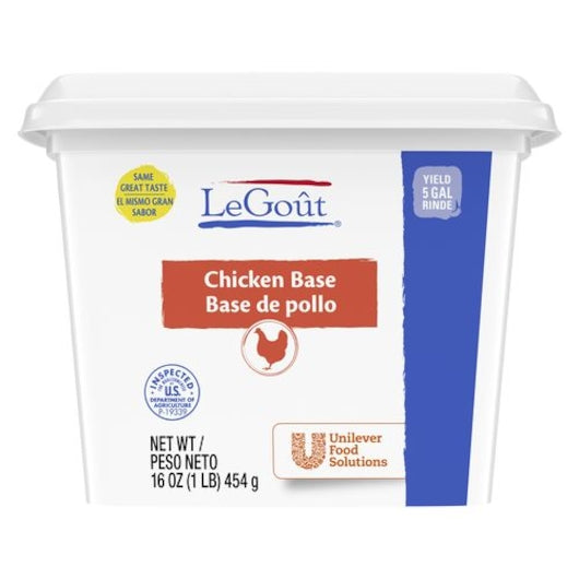 LeGout BASES/BOUILLIONS Chicken Base 12 1 LB