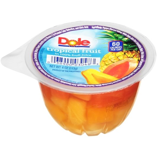 DOLE IN JUICE TROPICAL FRUIT, 36 - 4 OZ