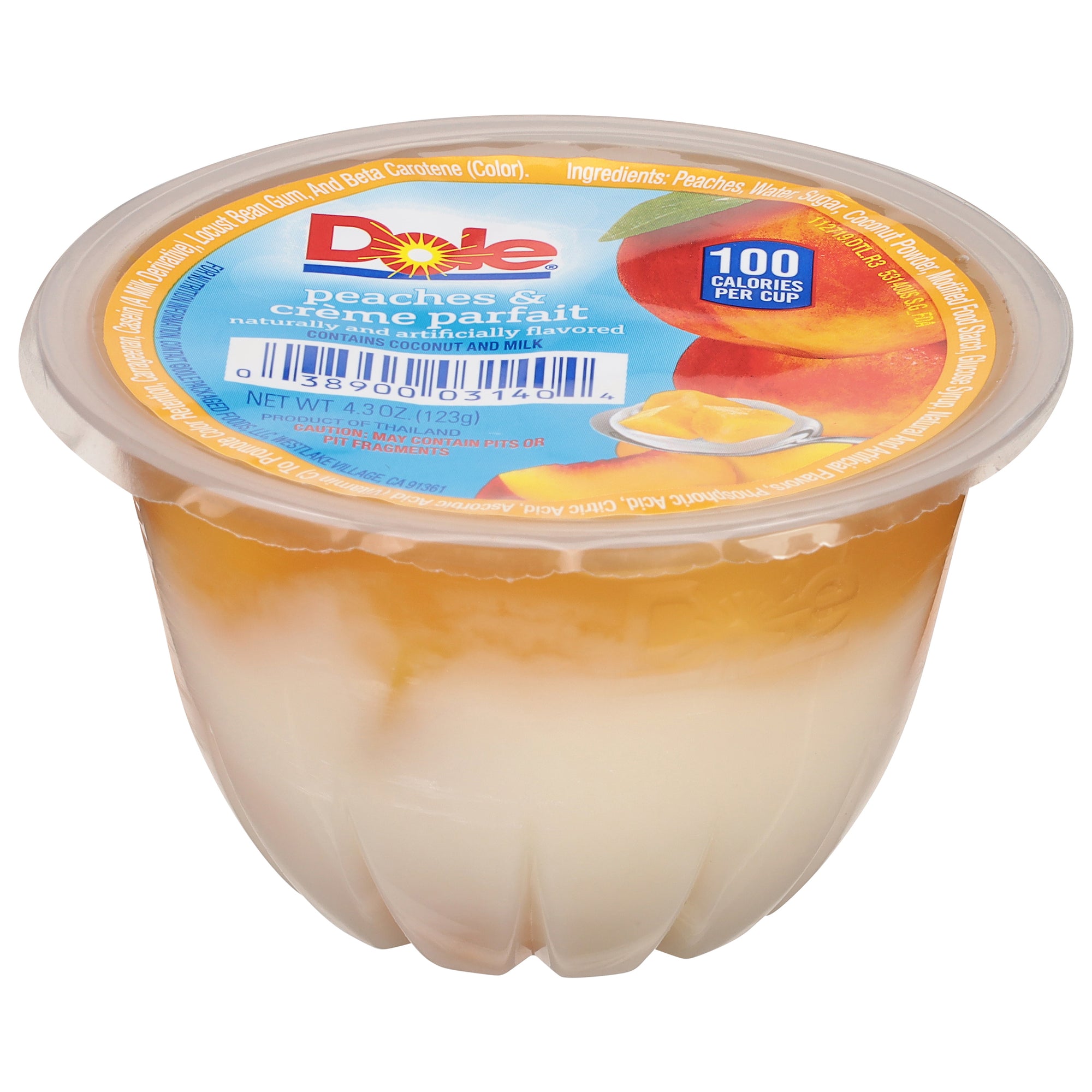 DOLE PEACHES AND CRME PARFAIT, 36 - 4.3 OZ