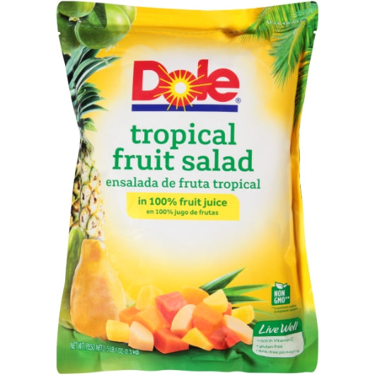 DOLE TROPICAL FRUIT SALAD IN JUICE, 6 - 81 OZ