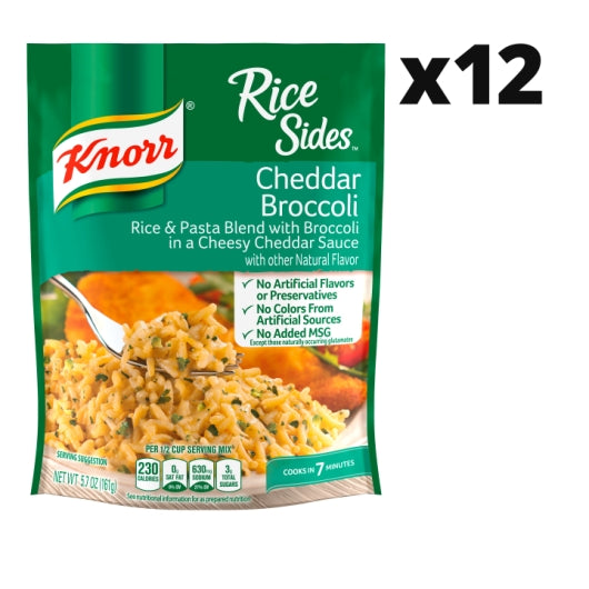 Knorr Side Meal Rice & Secret Cheddar Brocco 12 5.7 OZ
