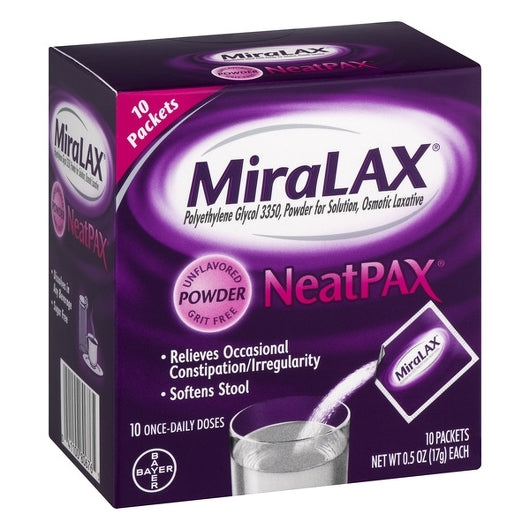 MIRALAX SACHET 17G 10CT