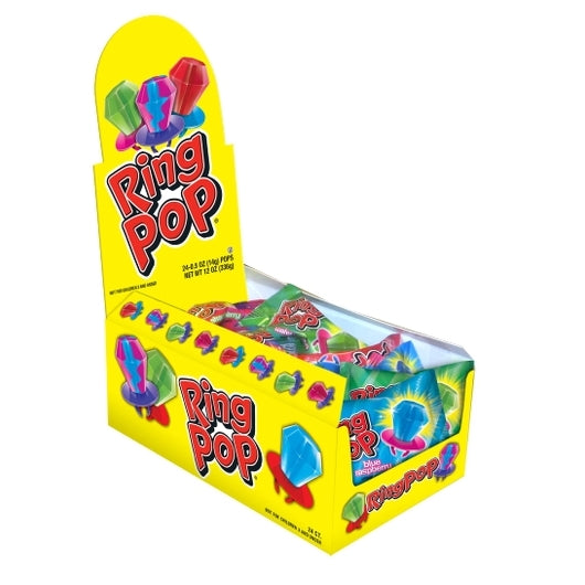 The Bazooka Company Fruit Ring Pop 24 ct. Display Box