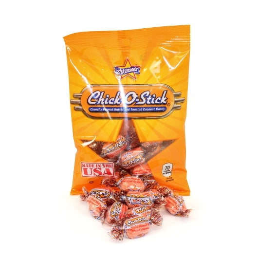 Atkinson Candy Chick-O-Stick Nugget 4oz Peg Bag