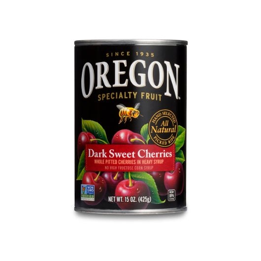 OREGON FRUIT CO. PITTED DARK SWEET CHERRY, 8 - 15 OZ