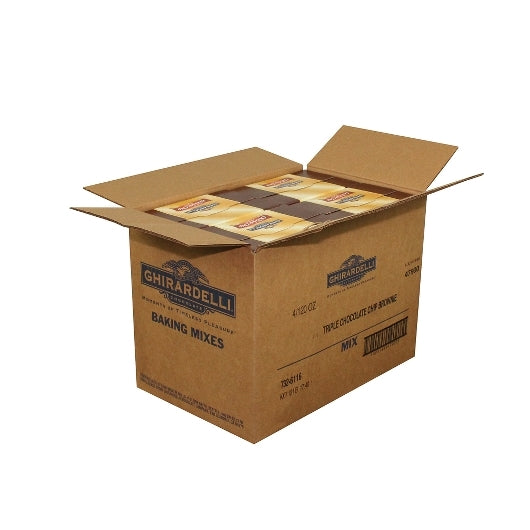 Ghirardelli Triple Chocolate Brownie Mix 4 - 120 oz Boxes