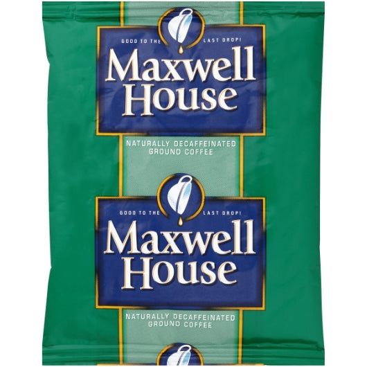 MAXWELL HOUSE DECAFFEINATED GROUND COFFEE, 128 - 1.25 OZ