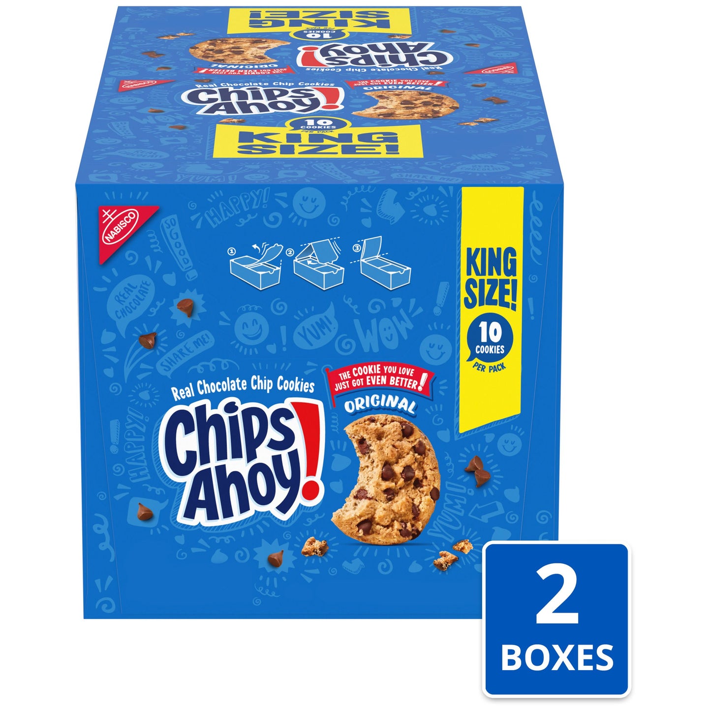 CHIPS AHOY! COOKIES KING SIZE 3.75 OZ