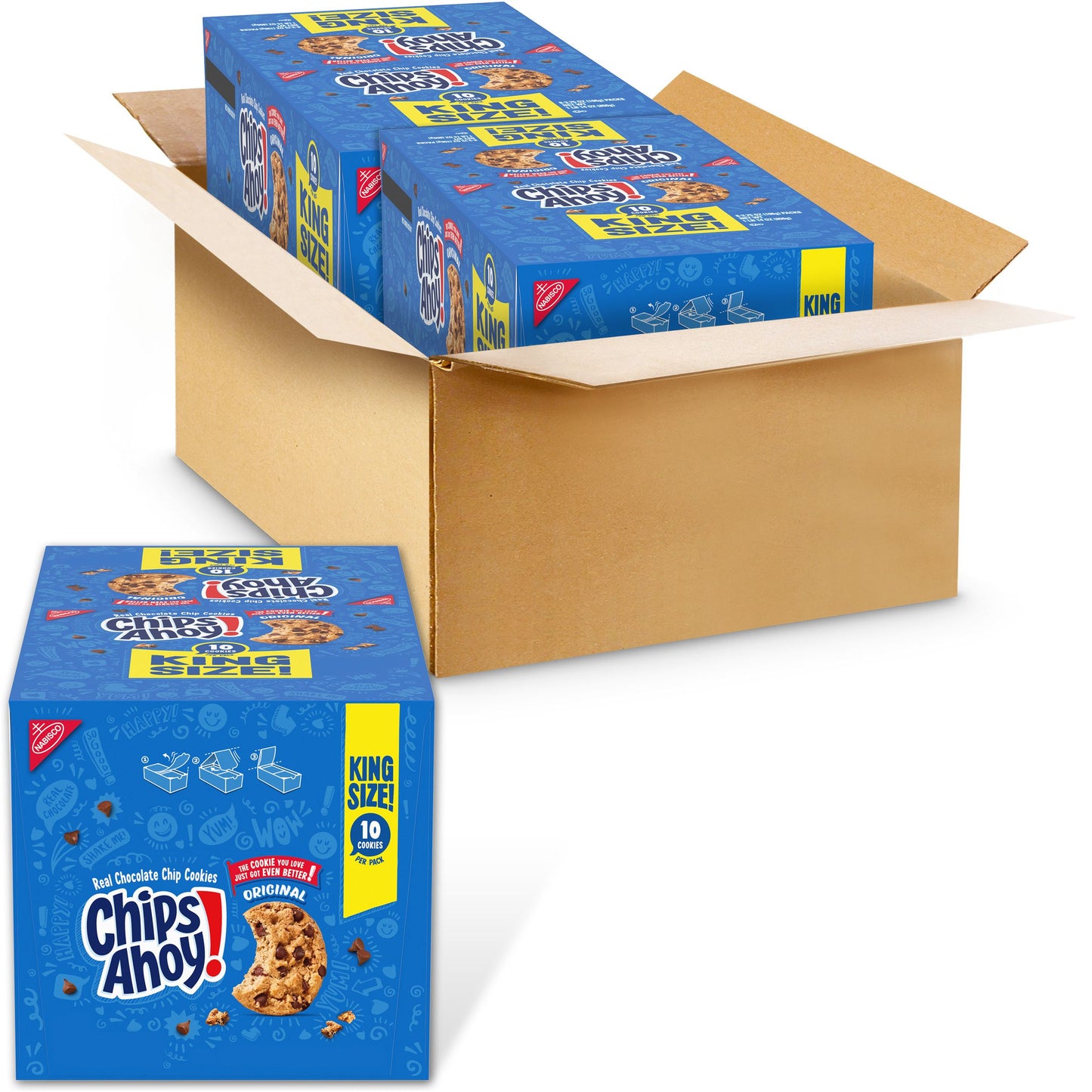 CHIPS AHOY! COOKIES KING SIZE 3.75 OZ