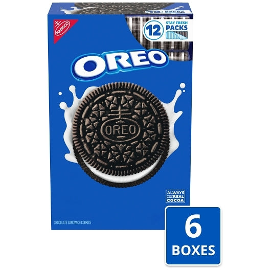 NABISCO OREO ORIGINAL COOKIES 62.76 OZ x 6