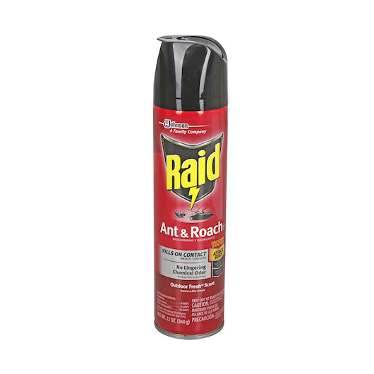 RAID OUTDOOR FRESH SCENT ANT & ROACH KILLER, 12 - 12 OZ