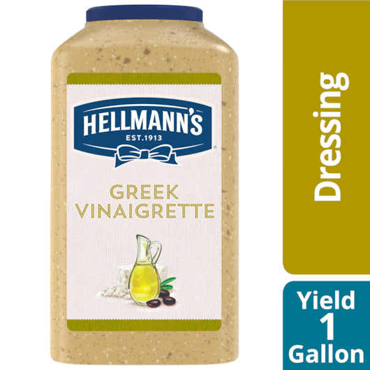Hellmann's DRESSINGS/CONDIMENTS Greek Vinaigrette, jug 4 1 GA