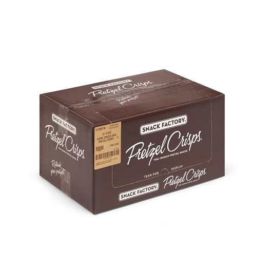 SNACK FACTORY DRIZZLERS DARK CHOCOLATE, 12 - 5.5  OZ