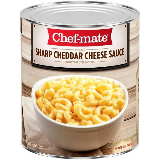 Chef-mate Sharp Cheddar Cheese Sauce 6 x 106 ounces