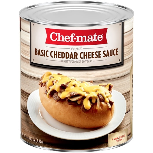 CHEF-MATE Basic Cheddar Cheese Sauce 6x106oz