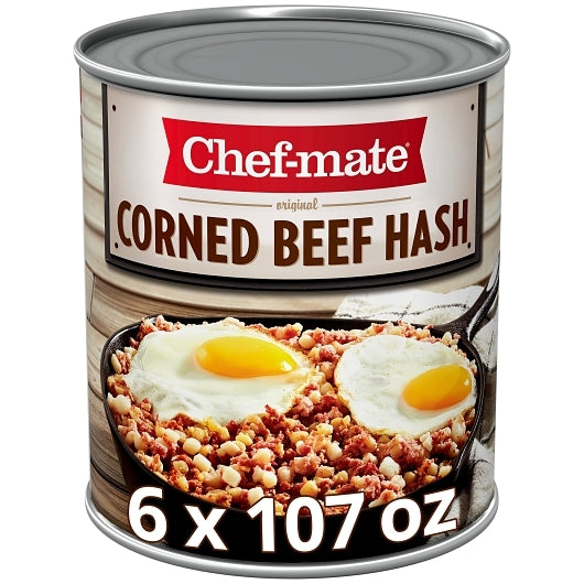 Chef-mate Corned Beef Hash 6 x 107 ounces