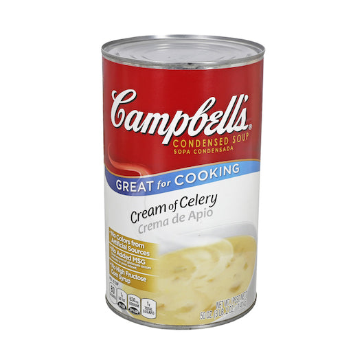 CAMPBELL'S CLASSIC CREAM OF CELERY CONDENSED SHELF STABLE SOUP, 12 - 50 OZ