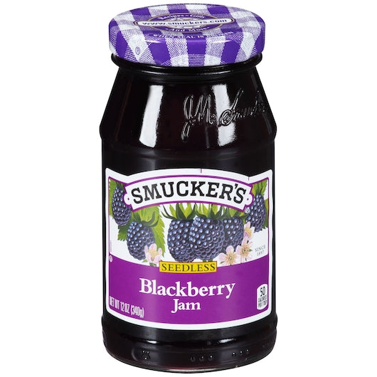 Smucker's 12 Ounce Seedless Blackberry Jam