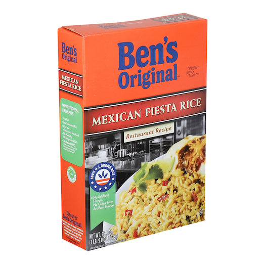 BEN'S ORIGINAL MEXICAN FIESTA RICE, 6 - 1.618LB