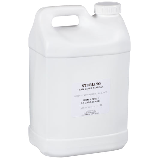 STERLING APPLE CIDER VINEGAR BULK, 2 - 2.5 GA