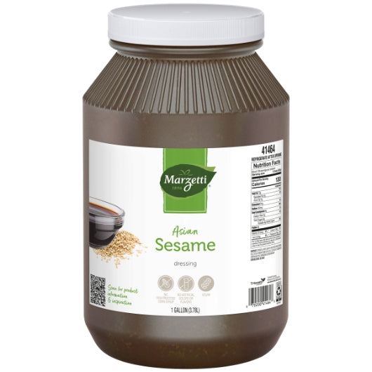 MARZETTI ASIAN SESAME DRESSING, 4 - 1 GA