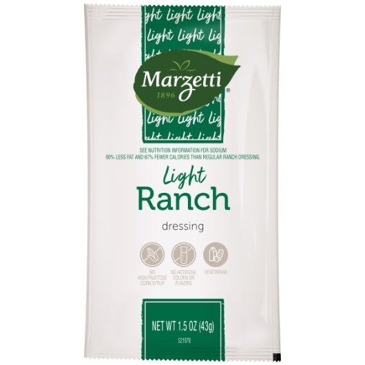 MARZETTI LIGHT RANCH DRESSING SINGLE SERVE, 60 - 1.5 OZ