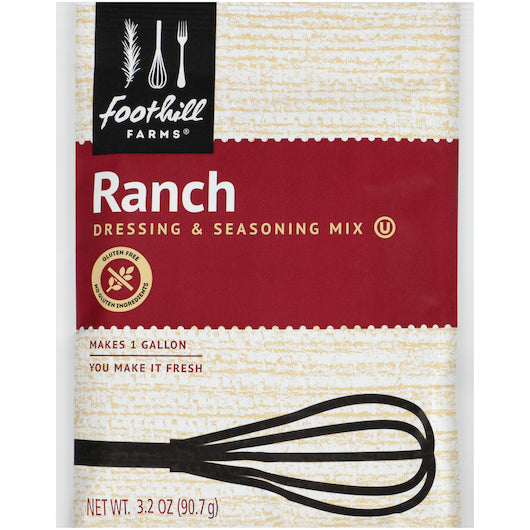 Foothill Farms Ranch Dressing & Seasoning Mix- 18/3.2 oz