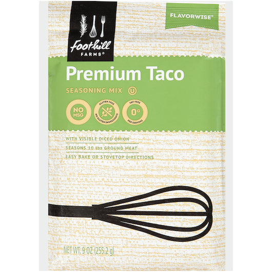 Foothill Farms Premium Taco Seasoning Mix - 6/9 oz