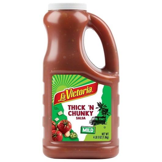 LA VICTORIA Thick 'N Chunky Salsa Mild 6-Pack, 25.12 LB, [Alternate ID 07751]