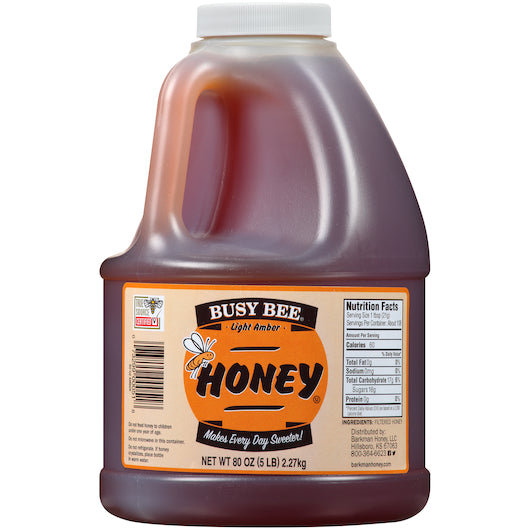 6/80 oz Busy Bee Light Amber Honey