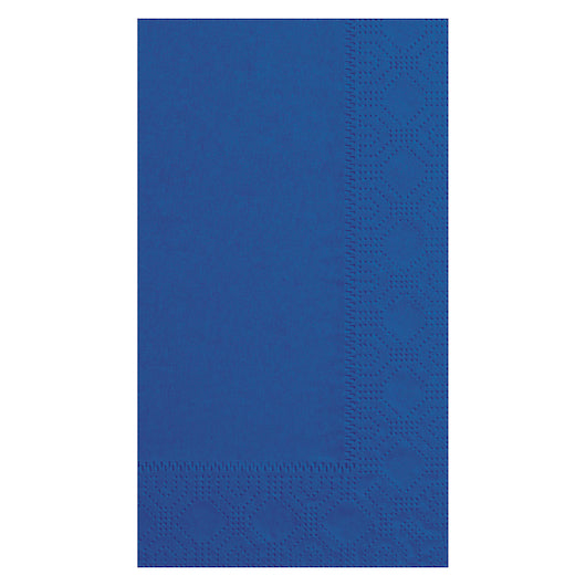 NAPKIN, DINNER NAVY 15X17 2 PLY 1/8 FOLD PAPER