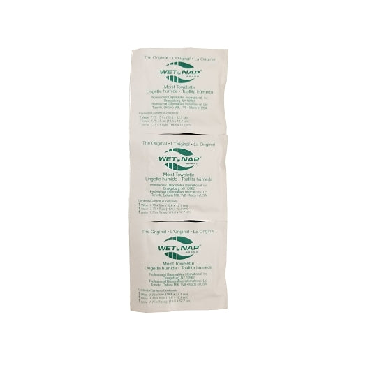 SANI PROFESSIONAL/NICE PAK HAND WIPES INDIVIDUALLY PACKAGED POLYBAGGED, 10 - 100 CNT