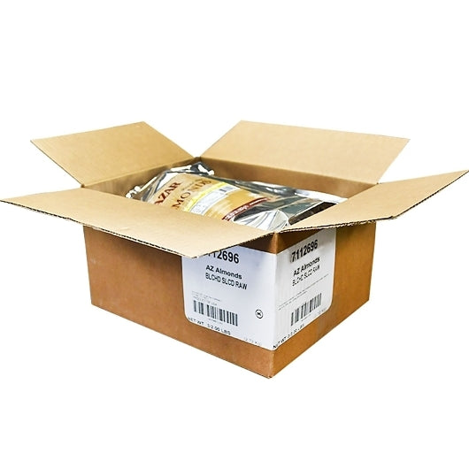 AZ ALMONDS BLAN SLCD 3/2# BAG