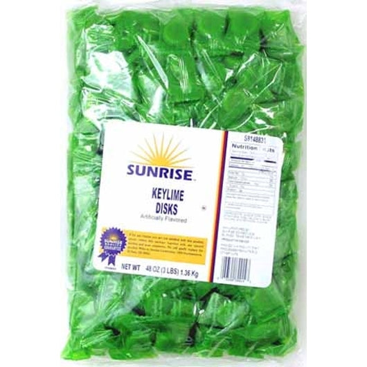 SC KEY LIME DISKS 8/3# BAG