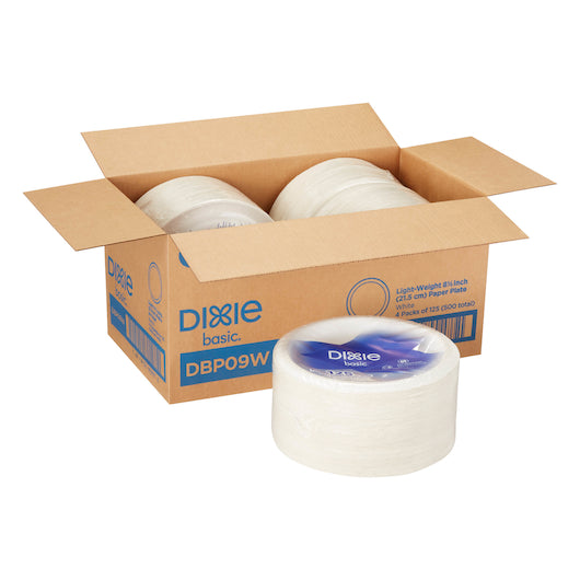 DIXIE(R) 8 1/2  LIGHT-WEIGHT DISPOSABLE PAPERPLATES BY GP PRO (GEORGIA-PACIFIC), 500-COUN T CASE (4
