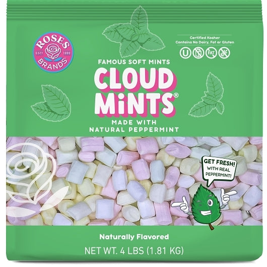 Assorted Pastel Cloud Mints, 4lb. Bag