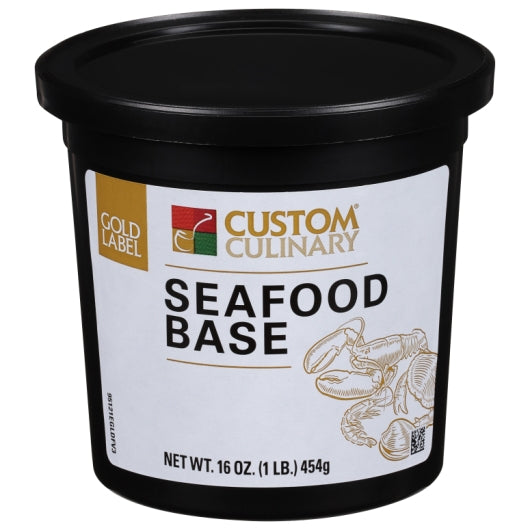 Custom Culinary Gold Label Seafood Base 6 x 1LB
