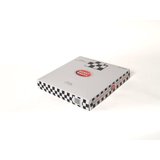 HANDY WACKS 12 INCH X 12 INCH X 2.5 INCH BLACK CHECKERBOARD DELI WRAP, 6 - 1000 CNT