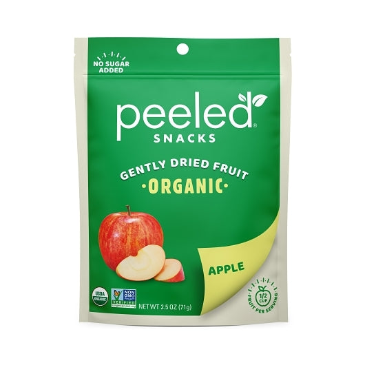 PEELED SNACKS ORGANIC DICED APPLE, 12 - 2.5 OZ