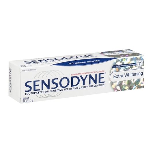 SENSODYNE TOOTHPASTE EXTRA WHITENING, 12 - 4 OZ