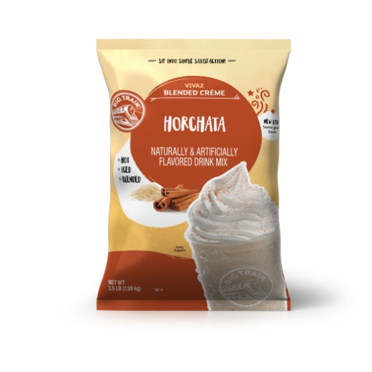 BIG TRAIN HORCHATA BLENDED CREME DRINK MIX, 5- 3.5 LB