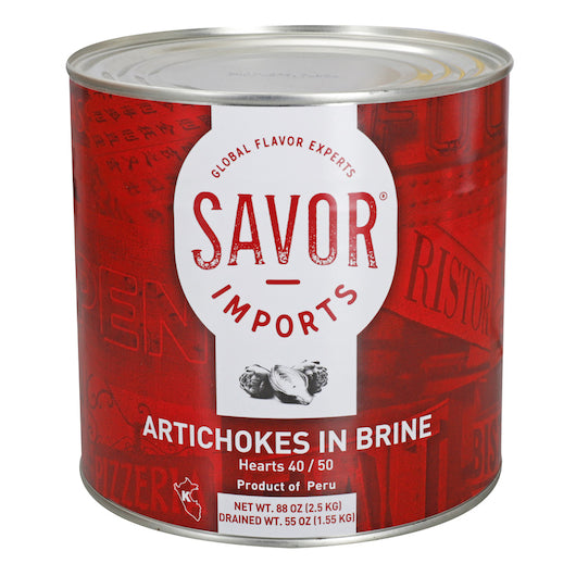 SAVOR IMPORTS ARTICHOKE HEARTS 40/50CNT, 6 - 3 KG