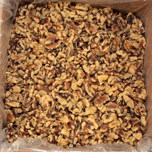 COMMODITY LIGHT AMBER COMBO HALVES & PIECES WALNUTS, 1 - 5 LB