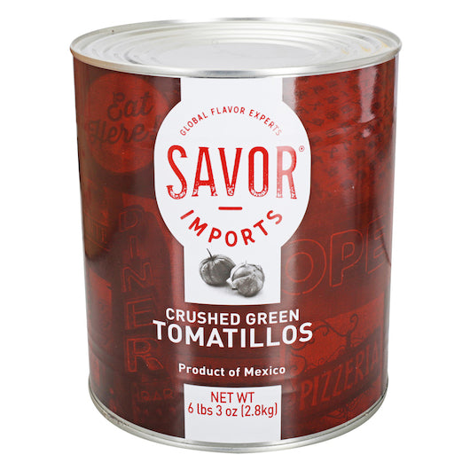 SAVOR IMPORTS CRUSHED TOMATILLOS, 6 - 6.19 LB