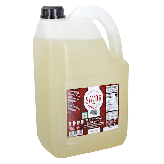 SAVOR IMPORTS ITALIAN WHITE BALSAMIC VINEGAR,2 - 5 LT