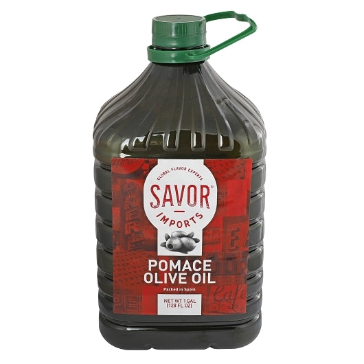 SAVOR IMPORTS OLIVE POMACE OIL PET PLASTIC, 4- 1 GA